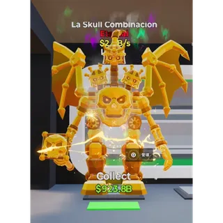 Fortnite Steal The Brainrot Rainbow La Skull Combinacion  4trait      LVL1      MAX 74.3QI