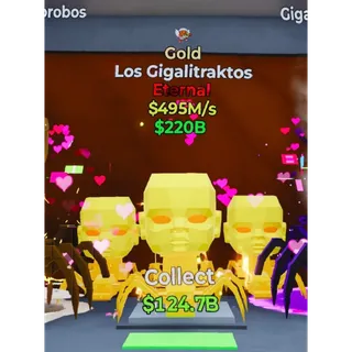 Fortnite Steal The Brainrot Gold Los Cigalitraktos 1trait