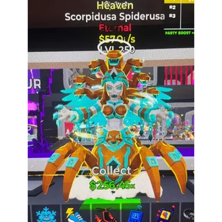Fortnite Steal The Brainrot Heaven Scorpidusa Spiderusa