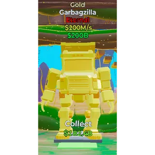Fortnite Steal The Brainrot Gold Garbagzilla