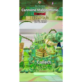 Fortnite Steal The Brainrot Jungle Cannone Maledettone 1trait