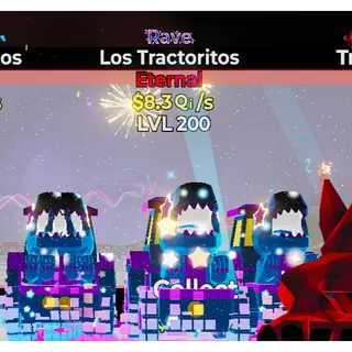 Fortnite Steal The Brainrot  Rave Los Tractoritos