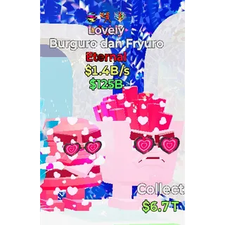 Fortnite Steal The Brainrot Lovely Burguro dan Fryuro 3trait 1.4B/S