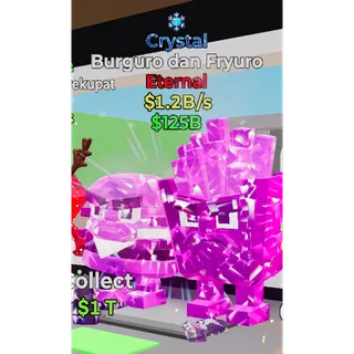 Fortnite Steal The Brainrot   Crystal Burguro dan Fryuro