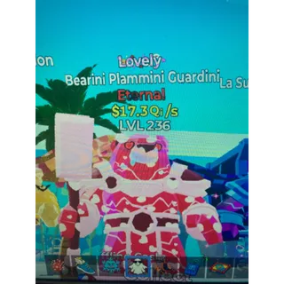 Fortnite Steal The Brainrot Lovely Bearini Plammini Guardini