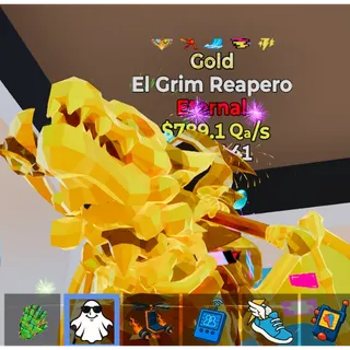 Fortnite Steal The Brainrot Gold El Grim Reapero 5trait