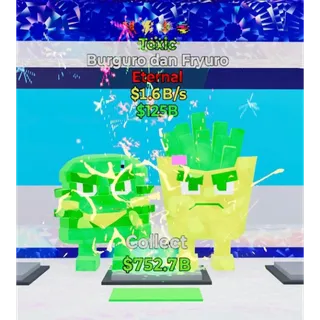 Fortnite Steal The Brainrot  Toxic Burguro dan Fryuro