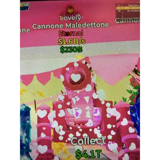 Fortnite Steal The Brainrot Lovely Cannone Maledettone 1.4B/S 