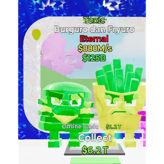 Fortnite Steal The Brainrot     Toxic Burguro dan Fryuro