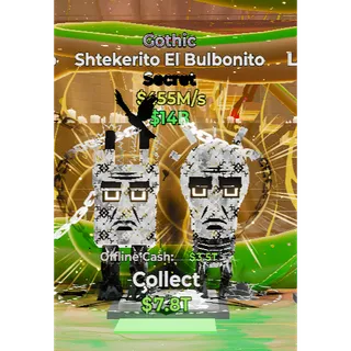 Fortnite Steal The Brainrot  Gothic Shtekerito El Bulbonito