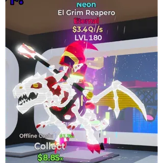 Fortnite Steal The BrainrotNeon El Grim Reapero 1trait