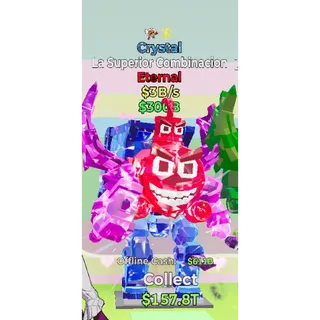 Fortnite Steal The Brainrot   Crystal La Superior Combinacion