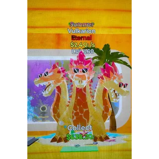 Fortnite Steal The Brainrot   Summer Vulkarion