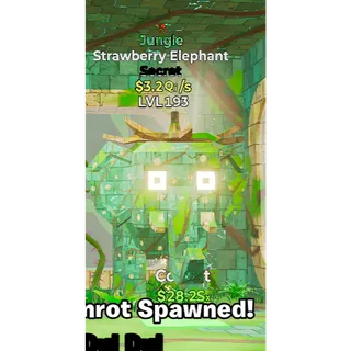 Fortnite Steal The Brainrot Jungle   Strawberry Elephant