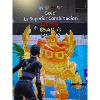 Fortnite Steal The Brainrot Gold La super combinacion 4trait 