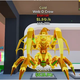 Fortnite Steal The Brainrot Gold Web O Crow