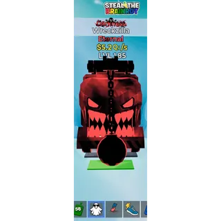 Fortnite Steal The Brainrot  Darkness Wreckzilla