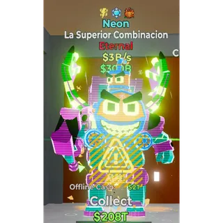Fortnite Steal The Brainrot  Neon La Superior Combinacion 4trait 3B/S