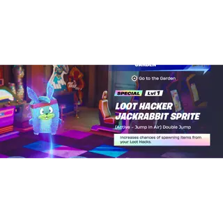 Fortnite LOOT HACKER JACKRABBIT SPRITE deliver Now