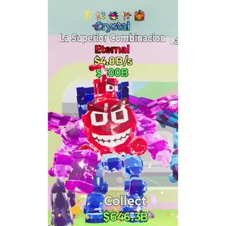 Fortnite Steal The Brainrot  Crystal La Superior Combinacion 4trait 4.8B/S