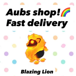 Blazing lion