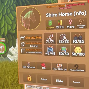 Pink&Green Ghostly Shire