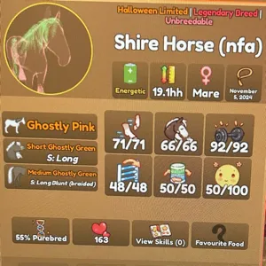 Pink&Green Ghostly Shire