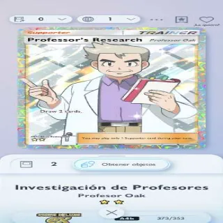 Pokemon TCGP Profesor