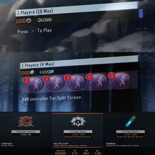 BO3 | Black ops 3 | Level 1000 + Dark Matter + UNLOCK ALL (ALL SPECIALIST) *PS4/5*