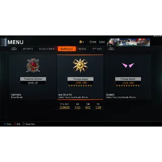 BO3 | Black ops 3 | Level 1000 + Dark Matter + UNLOCK ALL (ALL SPECIALIST) *PS4/5*
