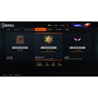 BO3 | Black ops 3 | Level 1000 + Dark Matter + UNLOCK ALL (ALL SPECIALIST) *PS4/5*