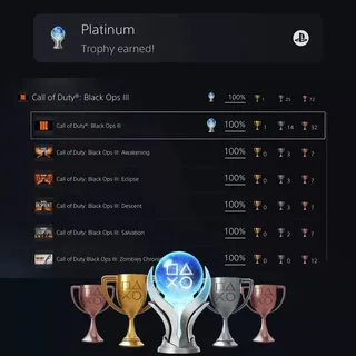 Bo3 Black ops 3 Platinum Trophy PS4/PS5