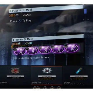 BO3 | Black ops 3 | Level 1000 + Dark Matter + UNLOCK ALL (ALL SPECIALIST) *PS4/5*