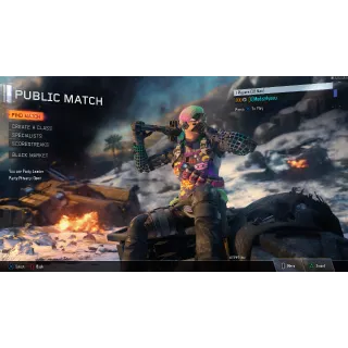 Black ops 3 | LEVEL 1000 + DARK MATTER + UNLOCK ALL + MODDED COLOURED NAME | 25+ DLC WEAPONS *PS4/5*