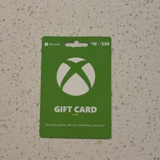 Xbox gift card