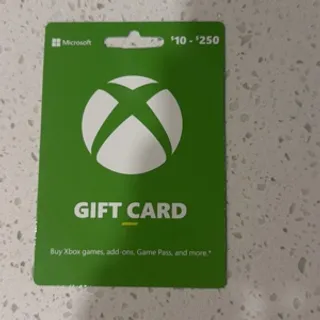 Xbox gift card 
