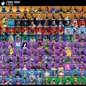 Fortnite 132 Skins ACC