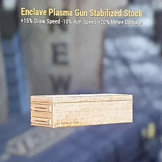 Enclave Plasma Gun Stabilized Stock