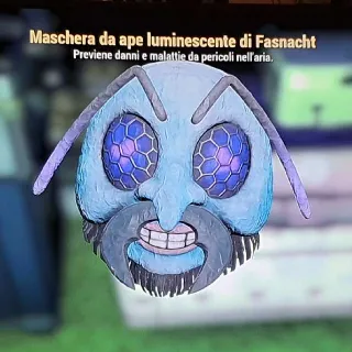 Fasnacht Honey Bee Glowing Mask