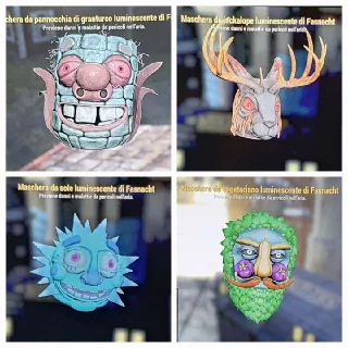 Fasnacht 9 Glowing Mask