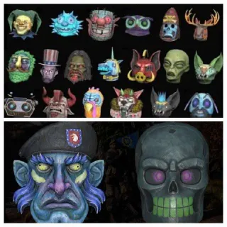 Fasnacht All 21 Glowing Mask