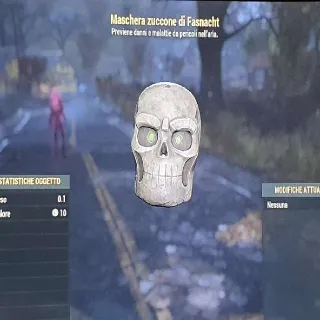 Fasnacht Bone Head Mask