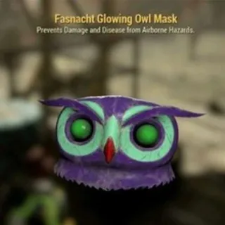 Fasnacht Owl Glowing Mask