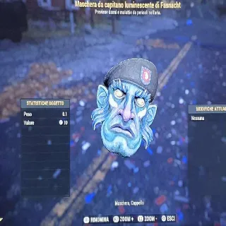 Fasnacht Glowing Captain Mask