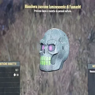 Fasnacht Bone Head Glowing Mask