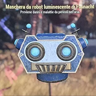 Fasnacht Glowing Robot Mask