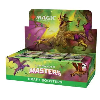 WOTC Magic The Gathering Commander Masters Draft Booster Box - 24 Packs