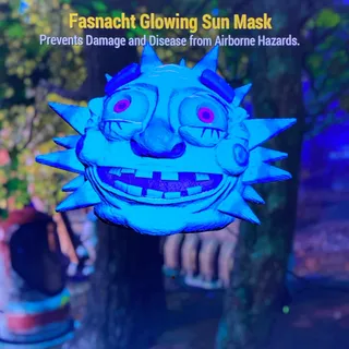 Glowing Sun Mask