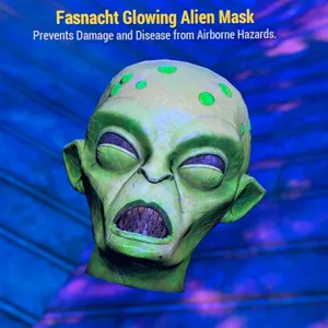 Glowing Alien Mask