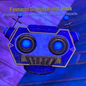 Glowing Robot Mask